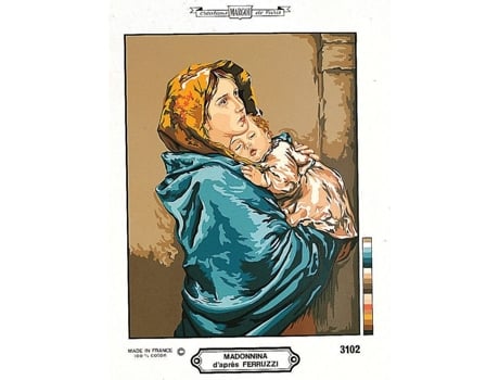 Canevas Pénélope Antiga Madonnina 50x65cm Margot