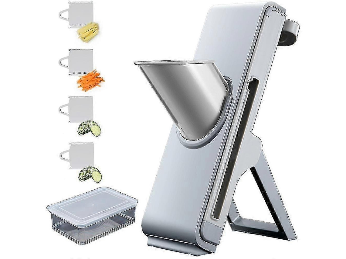 Mandolina Com Função Julienne Para Picar Frutas E Vegetais Com Segurança Everley891
