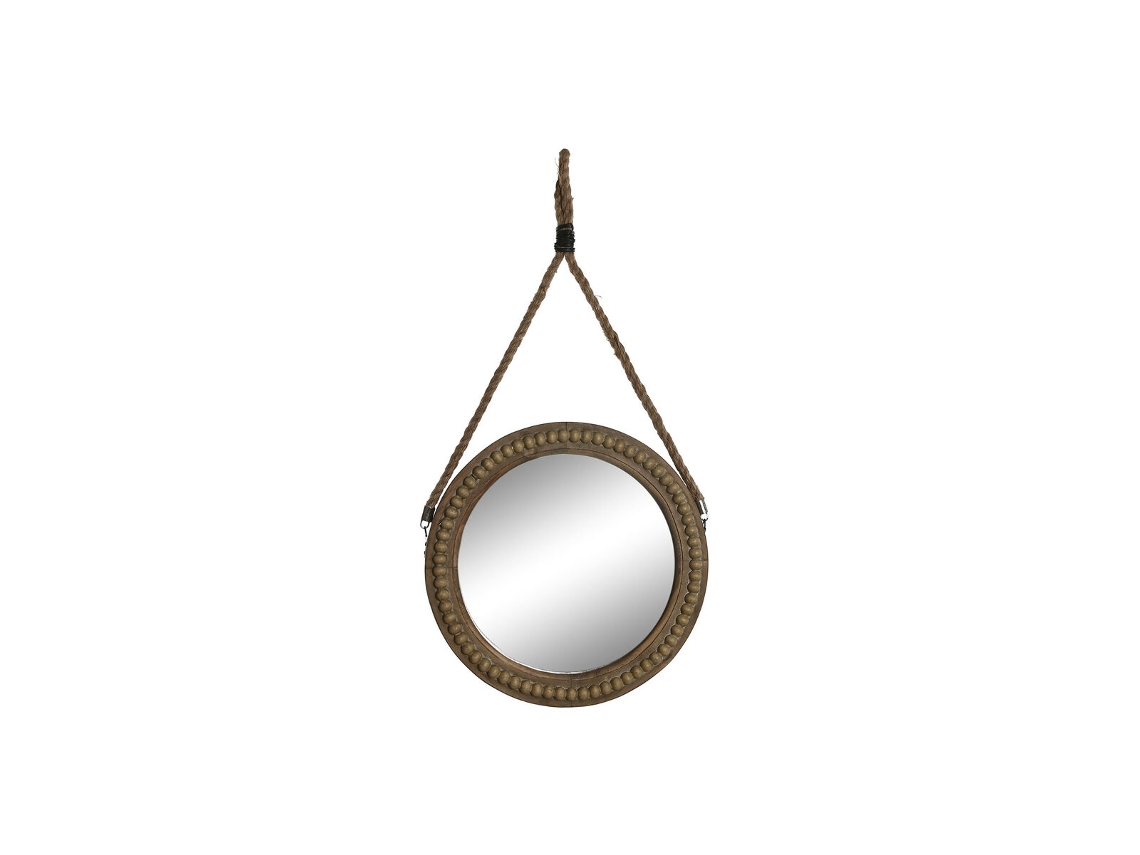 Espelho de Parede Home Esprit Colonial Brown Balls 38 x 4 x 72 cm