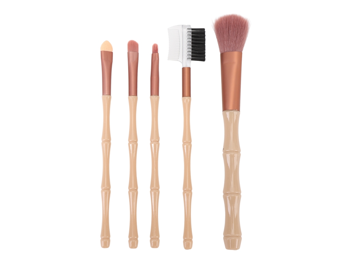 Kit De 5 Pincéis De Maquiagem Portátil Com Pincéis De Cosméticos Macios