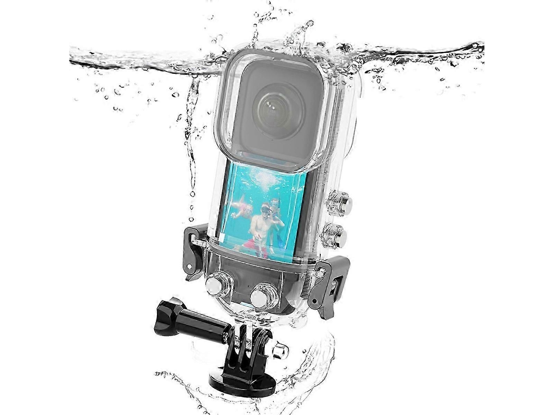 Caixa Estanque Para Câmera De Ação Insta 360 X3, Acessórios Mergulho, Até 50 Metros, Panorâmica Profissional.-aquaforge