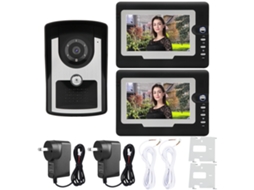 Campainha Interfone De Vídeo Com Fio De 7 Polegadas (um Para Dois, Compatível Com As Normas Australianas (110v-240v))