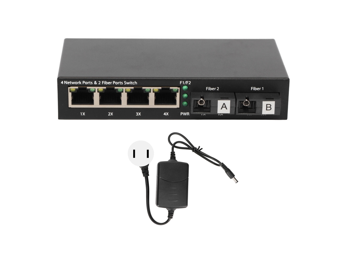 Conversor Optoeletrônico (switch Ethernet Gigabit De Conversão Optoeletrônica)