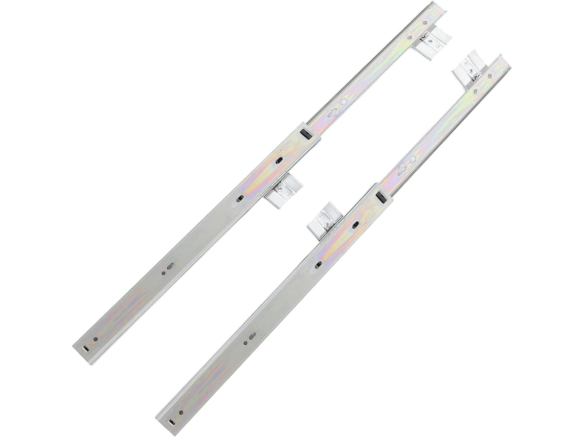 Corrediças Para Bandeja De Teclado, 1par, Aço Reforçado Para Gaveta De Mesa