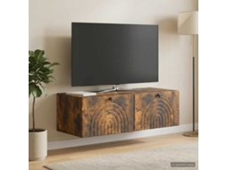 Vidaxl Gabinete De Tv De Parede Carvalho Fumado 99 X 41 X 30 Cm