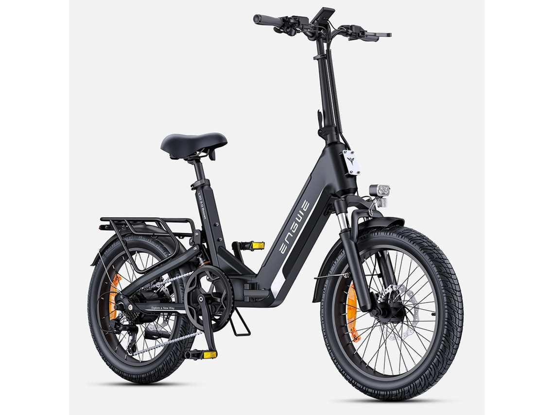 Bicicleta elétrica Engwe L20 3.0 Boost 250 W 75 nm E Bike, preta