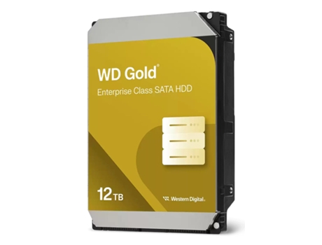 Disco Rígido Interno Western Digital Gold Wd122kryz 12 Tb 7200 Rpm 512 Mb 3.5 Serial Ata III