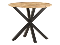 Vidaxl Mesa De Apoio 68x68x56 Cm Madeira De Mangueira Maciça