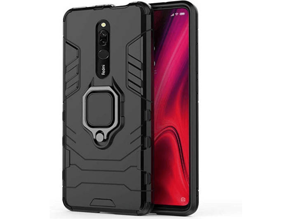 Capa Xiaomi Redmi 8 Militar Ring Anti-Impacto Preto