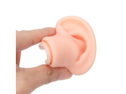 Modelos De Ouvidos De Silicone Simulado (3 Pares Com Suporte De Acrílico) Eoocoo