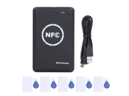 Leitor e Gravador NFC USB YURU Sem Contato, 5v, Leitura Rápida, Compatível com Win, Cartões IC, Smart