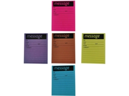 Blocos de notas adesivas multicoloridas, reutilizáveis para escritório, casa, escola, lembretes, não deixam resíduos.