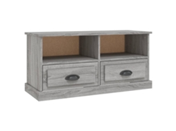 Cinzento Sonoma MAISON EXCLUSIVE TV Móvel em Derivados da Madeira (93x35,5x45 cm)