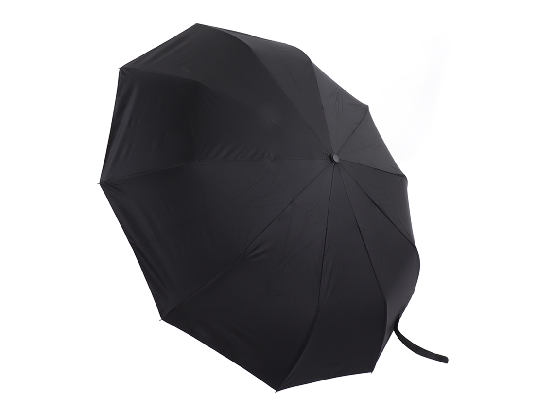 Guarda chuva Automático Viagem 10 Costelas Anti vento UV com Lanterna LED Portátil