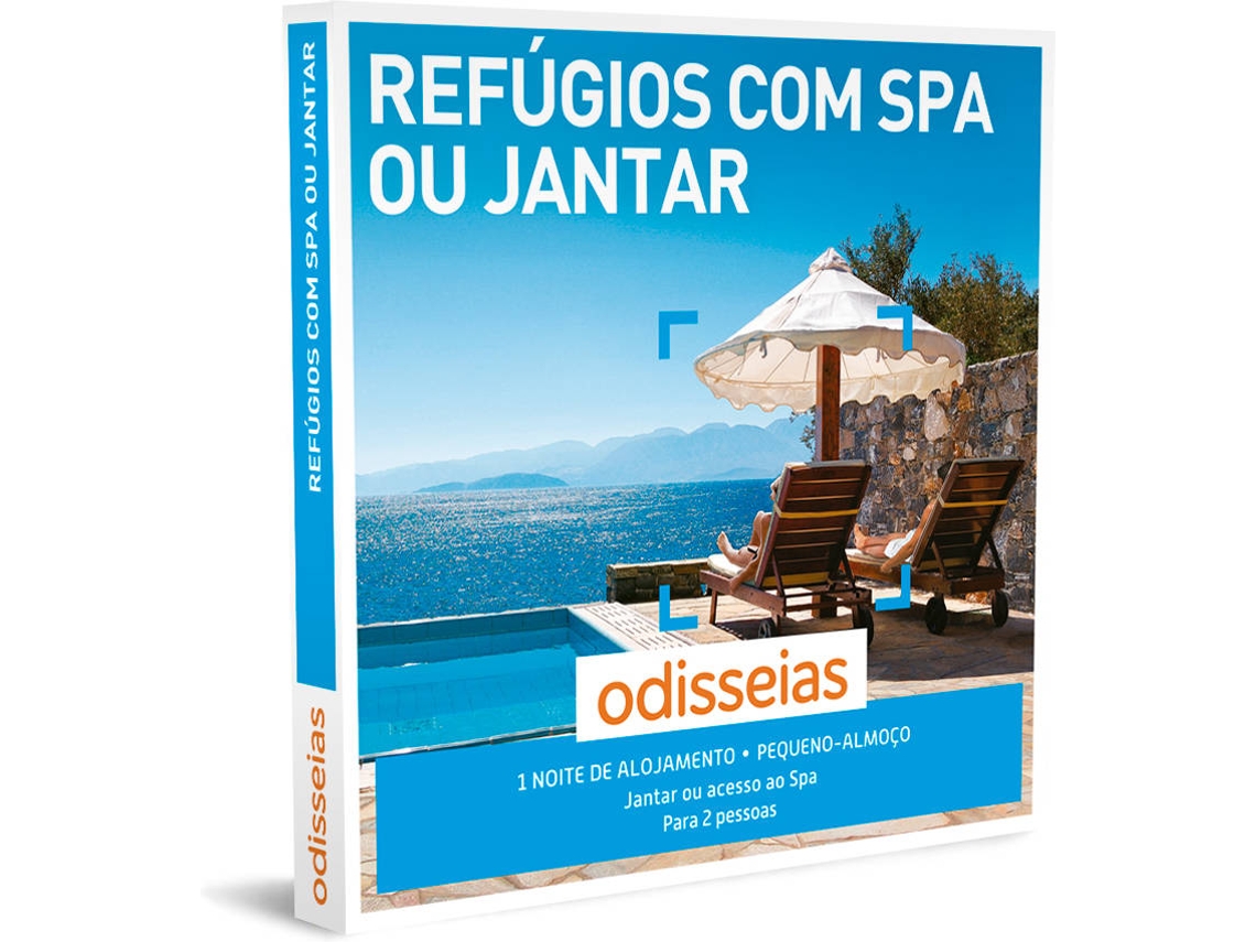 ODISSEIAS Pack Presente - Refúgios com Spa ou Jantar | Experiência de alojamento para 2 Pessoas