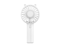 Mini Ventilador De Mão Mini Ventilador Portátil Três Velocidades Ventilador Potente Branco SUNNY SPACES