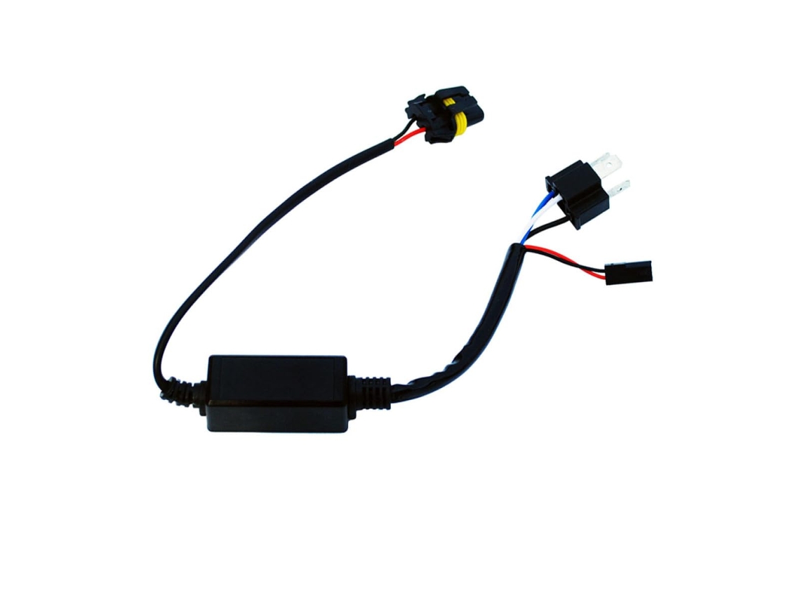 Kit De Chicote De Cabos Com Conector Adaptador De Plástico Preto De Alta Eficiência