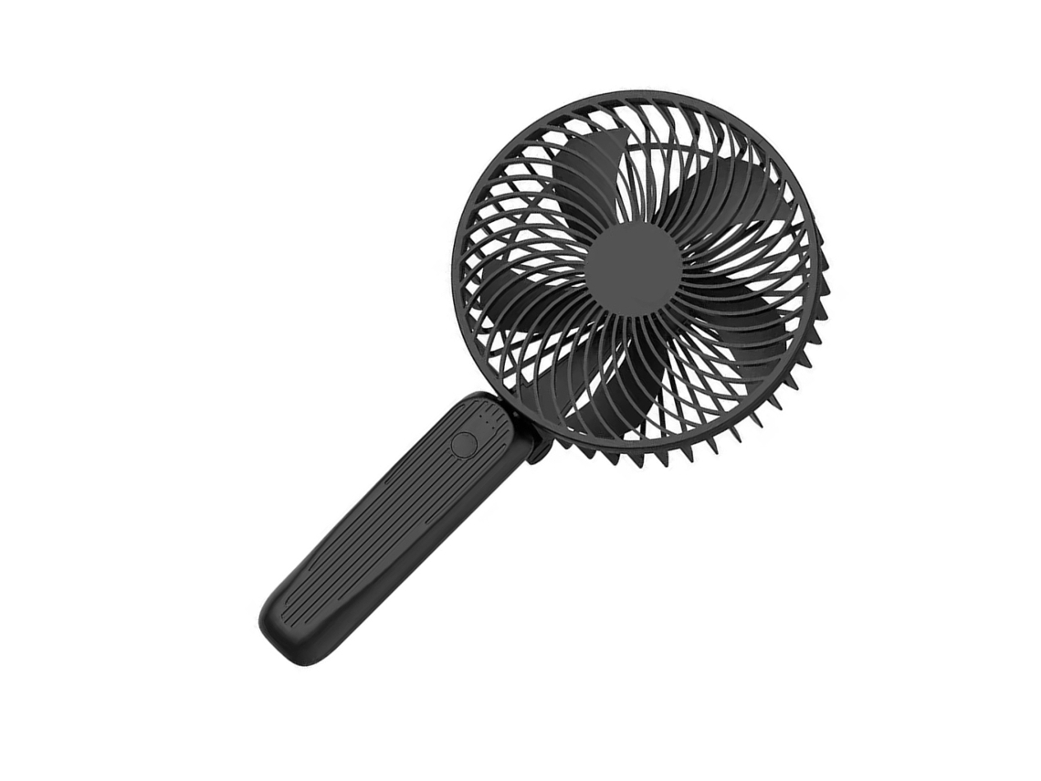 Ventilador de mesa portátil, 10000 Mah, 3 velocidades, dobrável, silencioso BRILVIBERA