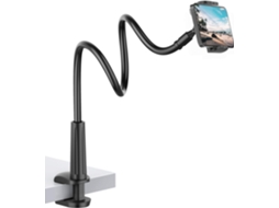 Suporte com braço flexível de 76 cm, ajustável para cama, para dispositivos de 4,7 a 7 polegadas ZYBLSSBB