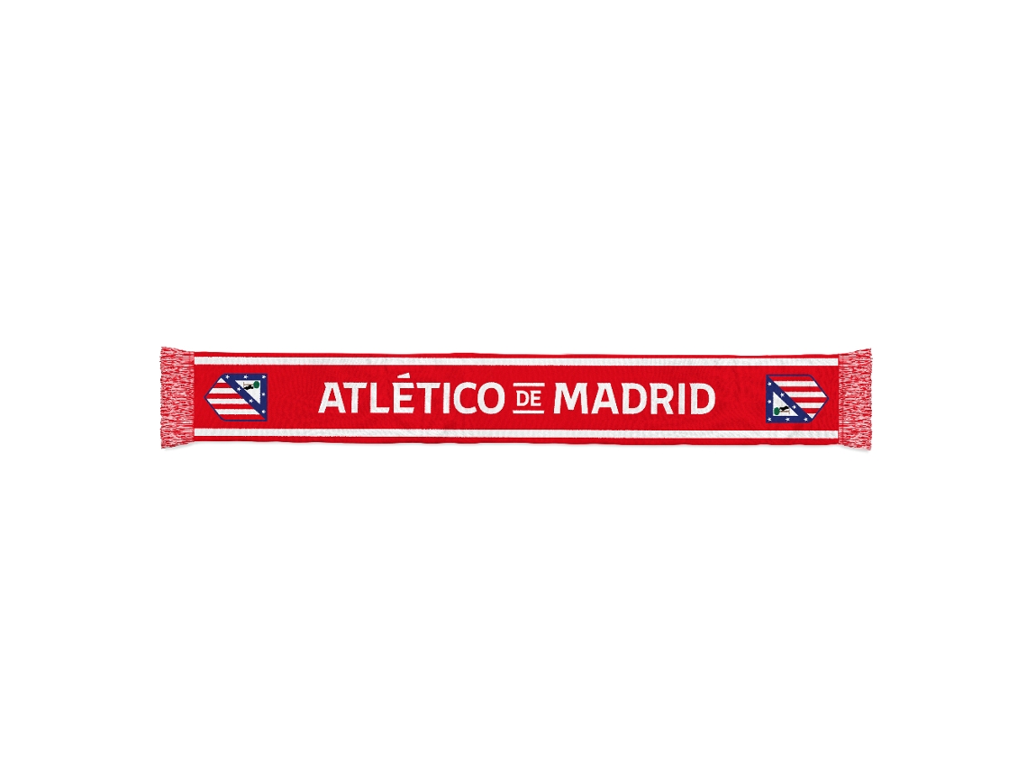 Cachecol Do Atlético De Madrid, Vermelho E Branco, Listras Horizontais 86352