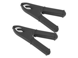 2 Pinças Isoladas De Cobre 100mm Para Testes Elétricos Pinça Crocodilo