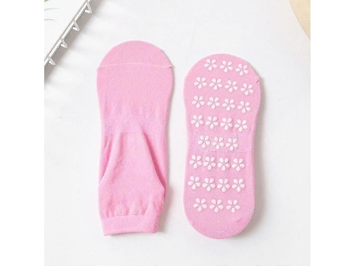 Meias de Ioga, 5 Pares, Unissex, Antiderrapantes, Cores Rosa AQUAFORGE