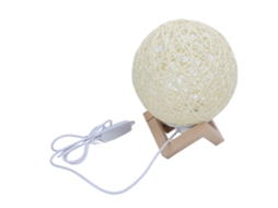 Lâmpada lua rotin 3000 6000K regulável USB luz de noite natal presente para crianças adultos | S/MARCA