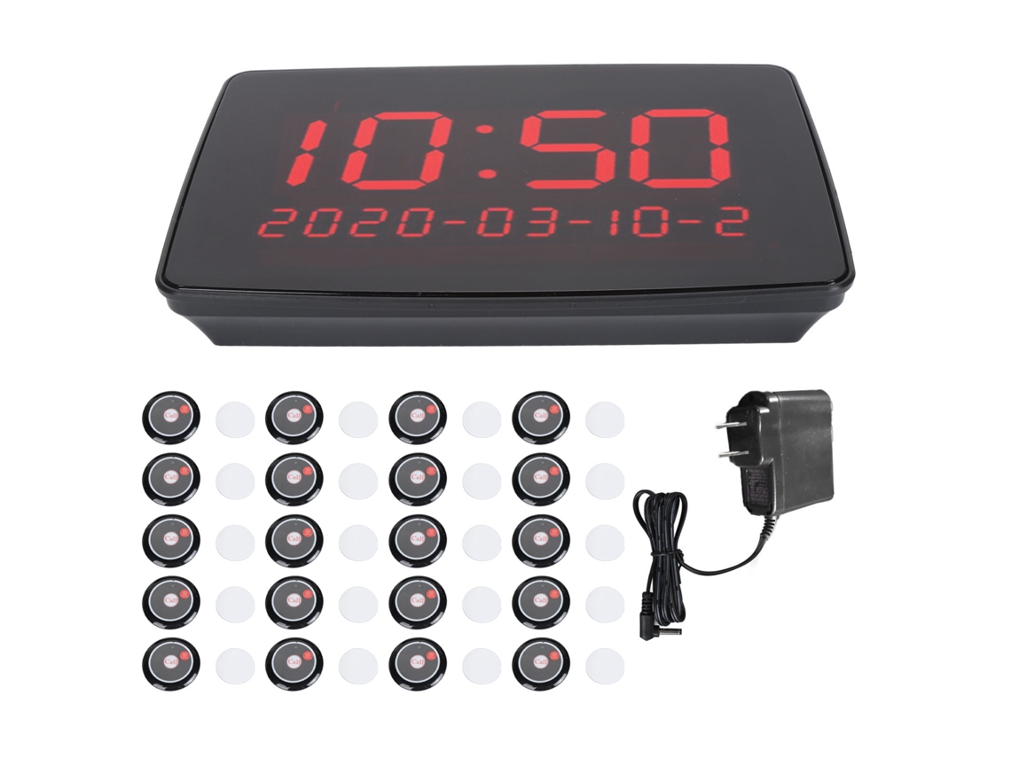 Sistema De Chamada Sem Fio Ipx4 20 Botões 1 Receptor