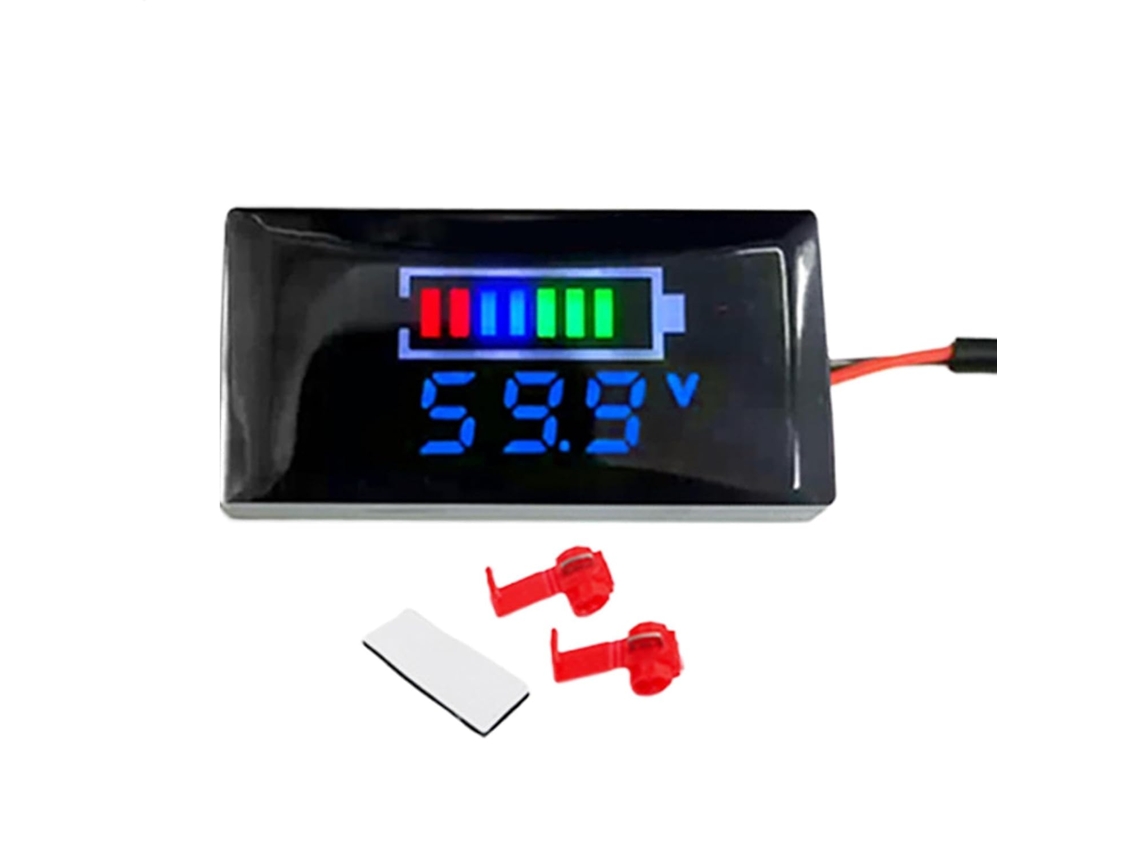 Monitor De Bateria De Carro, Medidor De Bateria - Monitor De Bateria Com Voltímetro Digital