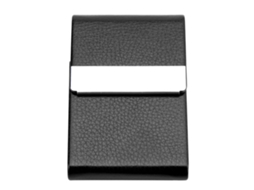 Estojo Para Cigarro Elegante, Cigarro, Porta-isqueiro, Tabaco, Caixa De Armazenamento De Couro Pu Preto