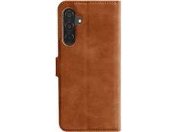 Just In Case Pu-couro Book Capa Castanho Samsung Galaxy A57 5g