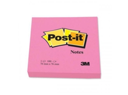 Bloco de Notas Adesivas Post-It Fucsia 76 X 76 Mm