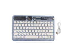 Teclado Bluetooth Retro LAXISCREED Rgb Fino Leve