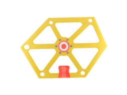 Régua Angular Magnética Hexagonal de Liga de Alumínio para Carpintaria Ajuste Serra Máquina Hardware | S/MARCA