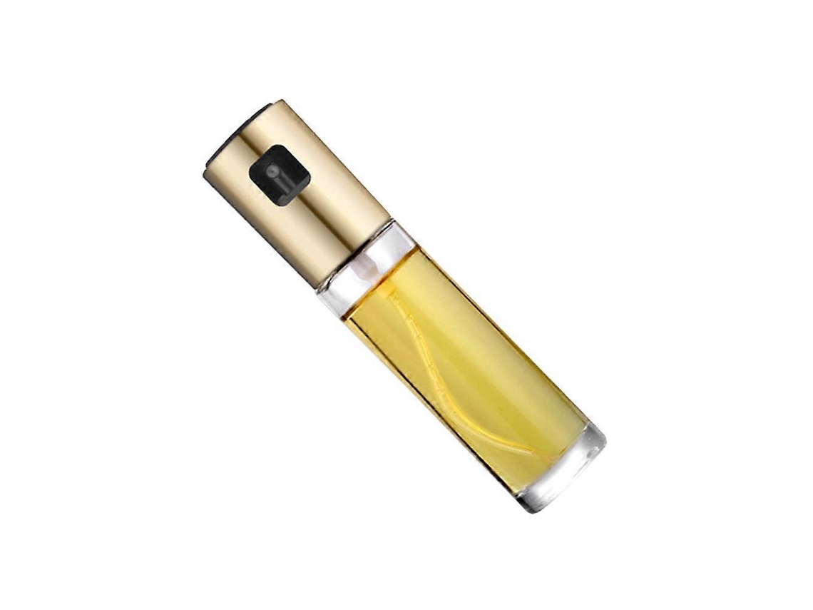 Frasco Spray De Óleo Específico Para Cozinha, Saudável, Transparente, Com Indicador De Nível De Líquido, Dourado, 1 Conjunto.