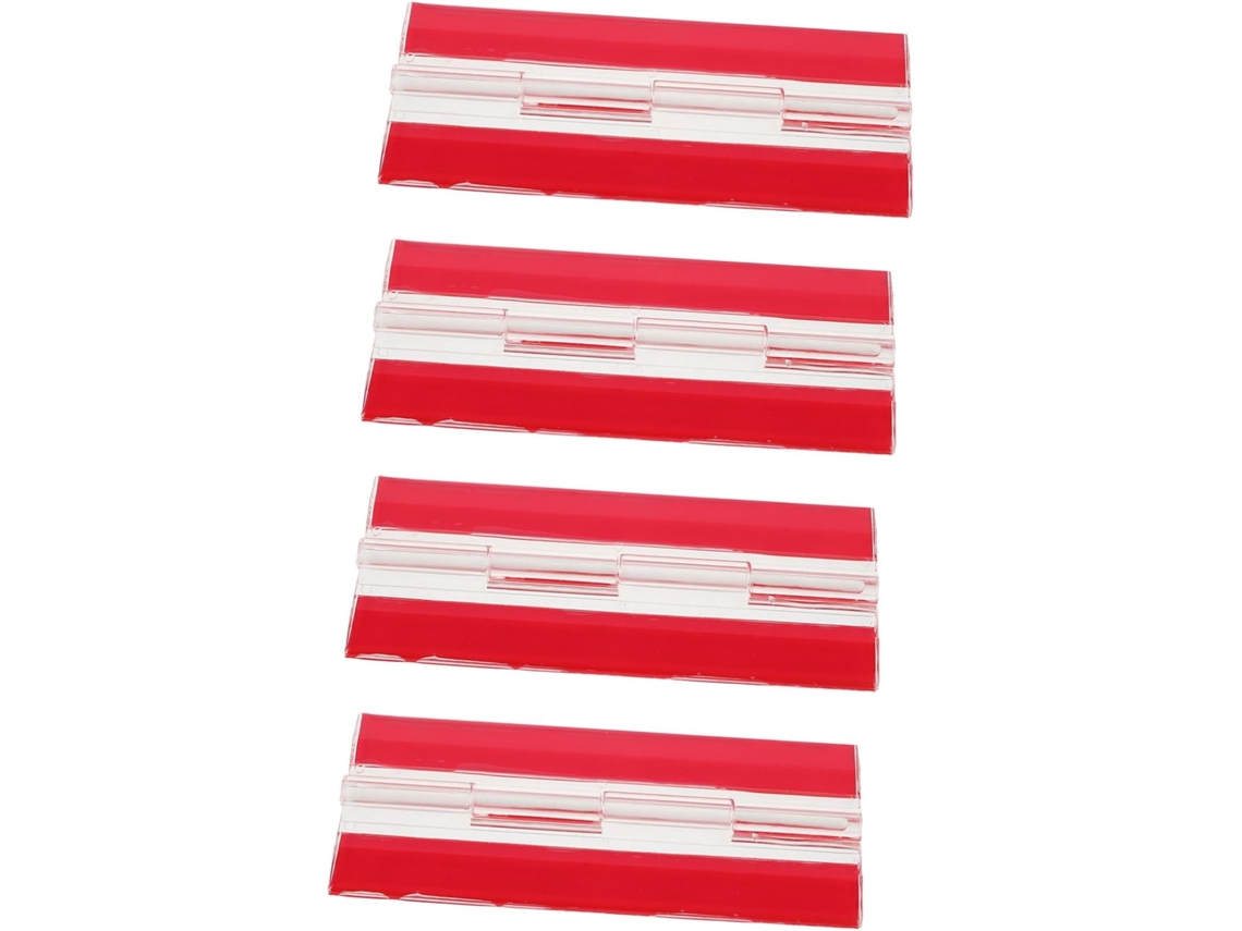 Conjunto De 4 Dobradiças Transparentes Autoadesivas Para Portas, Sem Necessidade De Furar.