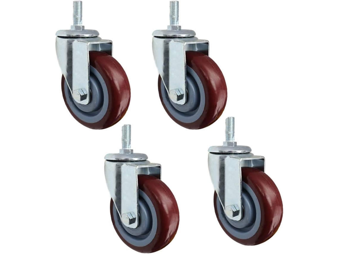 Zios Pequenos, Carrinhos Silenciosos Para Sala De Jan, 5", 3", 4", Com Freio, Giratórios