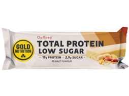 Barra Proteína Low Sugar Crunchy Peanut GOLD NUTRITION 60 gr