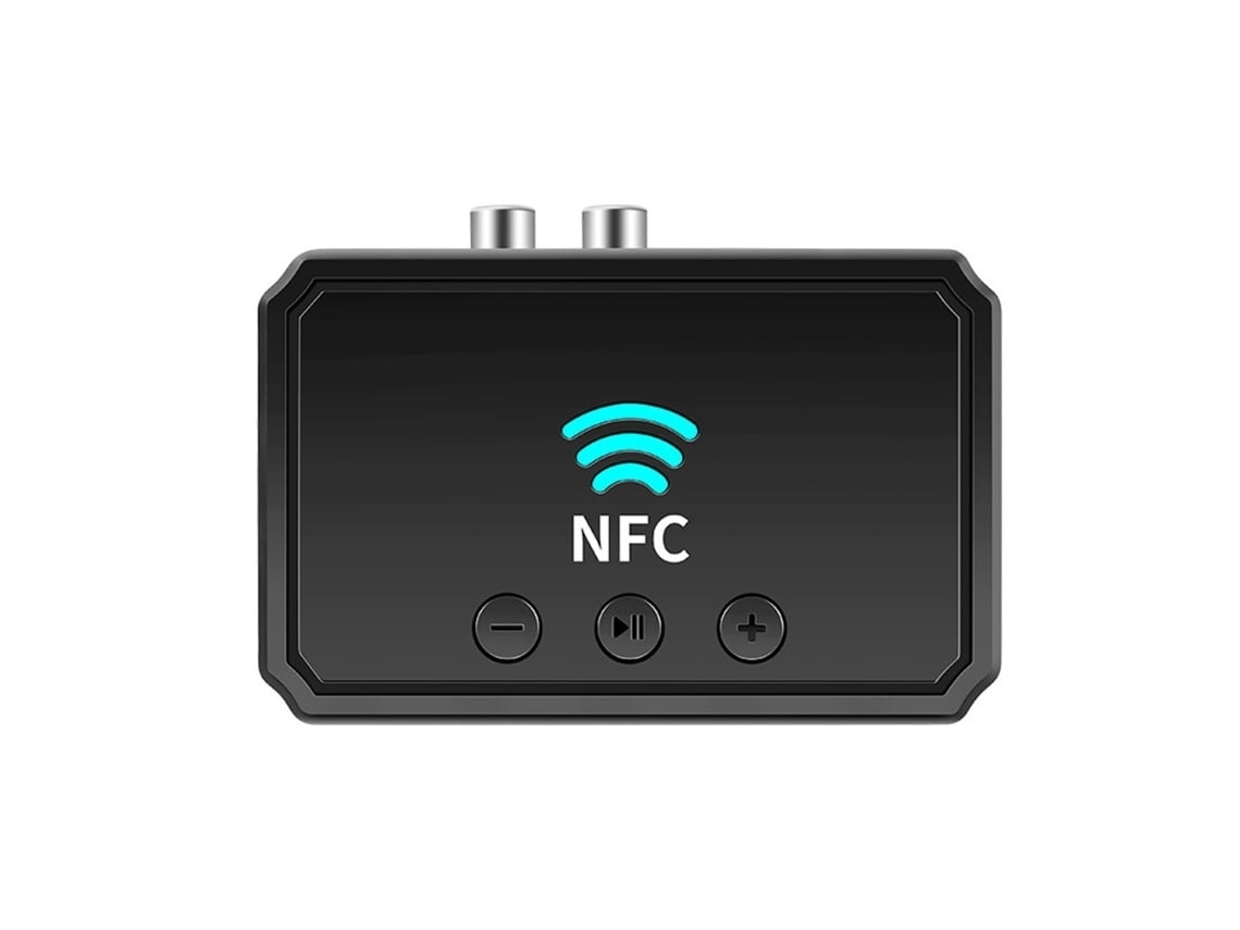 Adaptador Multifuncional Nfc Bt Receptor Áudio Transmissão Sinal Qualidade Som Sem Perdas Portas Usb Preto*