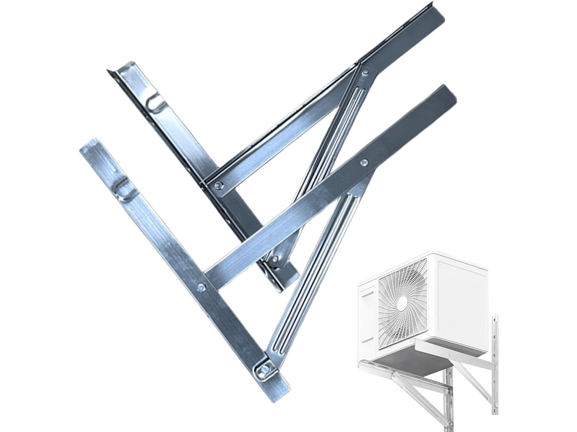 Suporte de Parede para Ar Condicionado Suporte para Aparelhos de Ar Condicionado Design Compacto em Aço Inoxidável CHABERLU