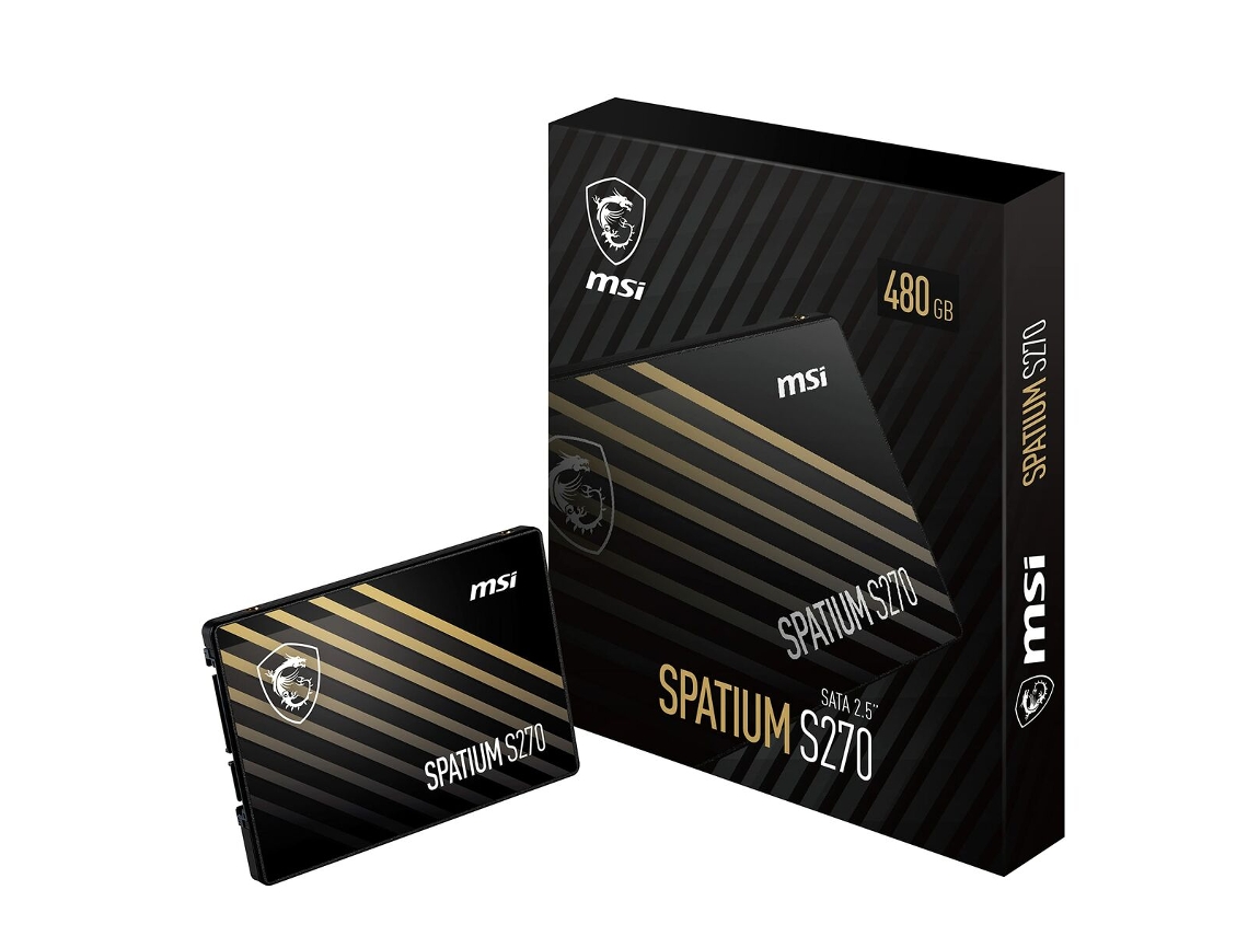 Disco Duro Msi Spatium S270 2,5 480 Gb Ssd