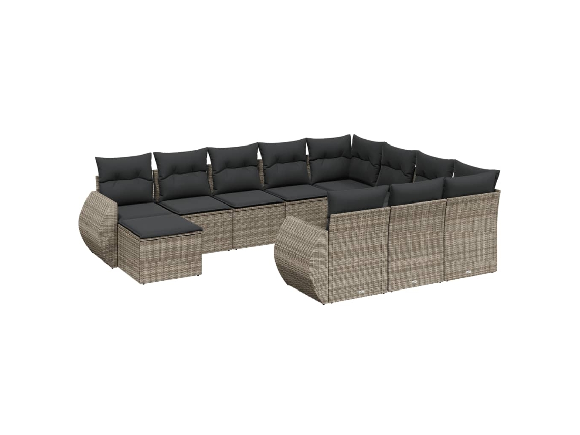 Garden Sofa Set, Garden Sofa Sets Vidaxl Cinzeto Rattan / Vime (n/a)