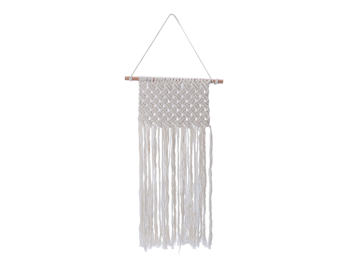 Tapiz Tejido Boho Con Borlas Para Decoración De Salón Y Dormitorio