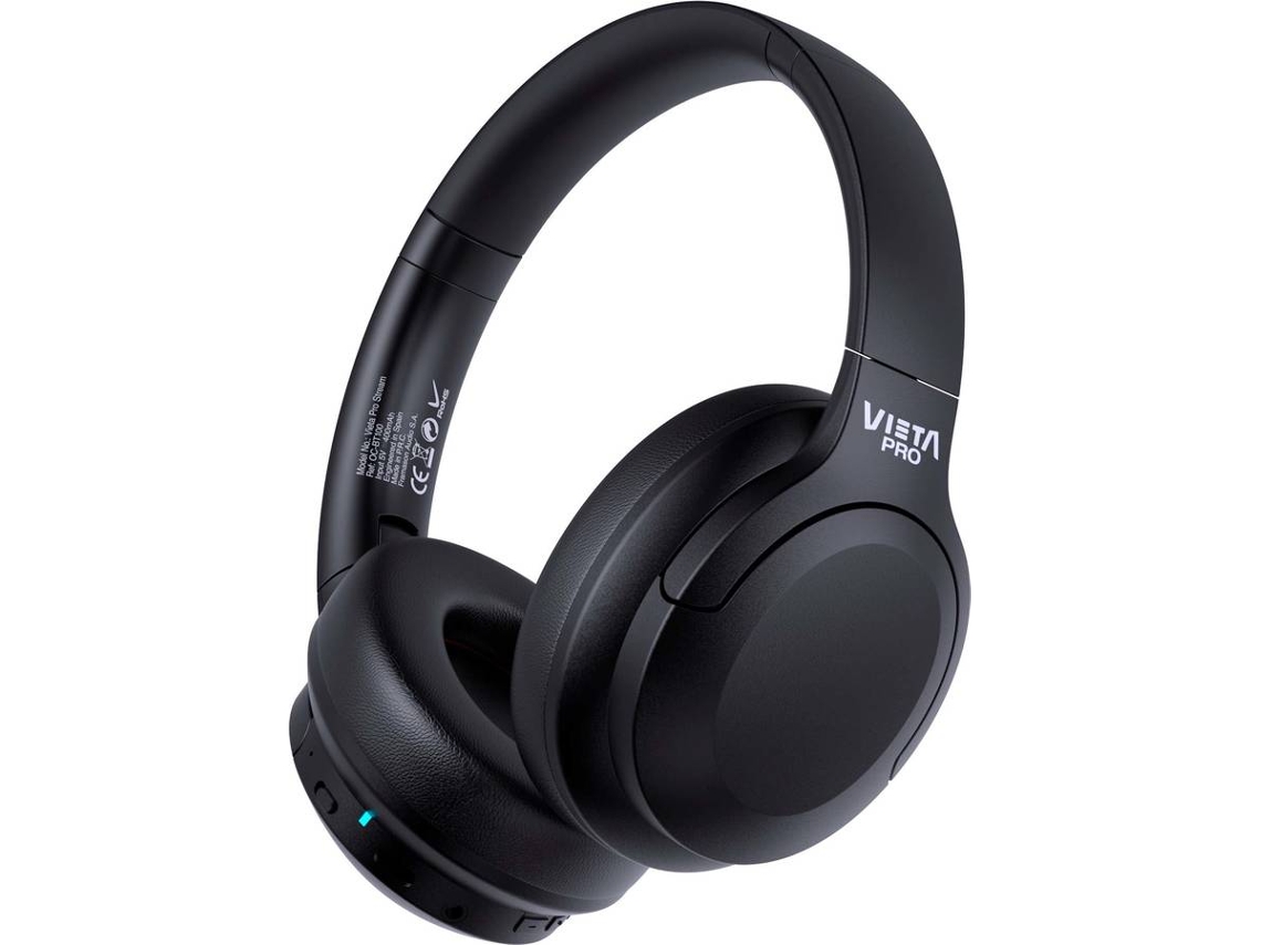 Auscultadores Bluetooth VIETA PRO Stream (On Ear -  Microfone - Preto)