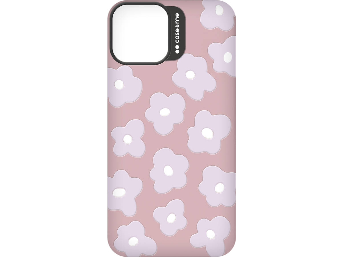 Capa SBS Flores 3D Jelly Case Me iPhone 15 (Rosa)