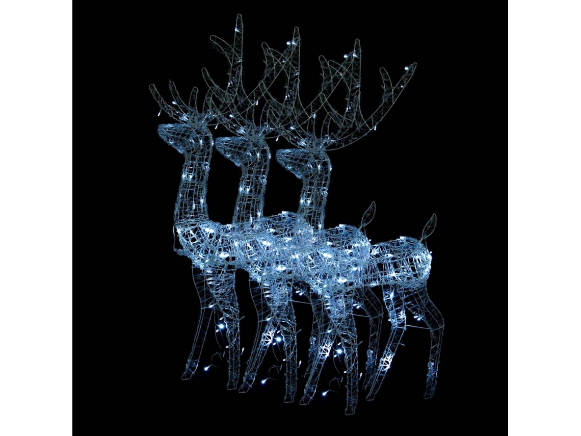 Reindeer Christmas Decoration, Reindeer Christmas Decorations Vidaxl (70 X 26 X 128 Cm)