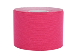 Lurelia Fita De Cinesiologia, 5 Cm X 5 M, Fita Esportiva Elástica Autoadesiva Rosa Para Cuidados Musculares