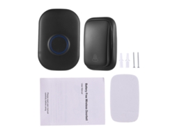 Campainha Semi Fio Autoalimentada com 4 Níveis de Volume Ajustáveis e 32 Toques Opcionais.