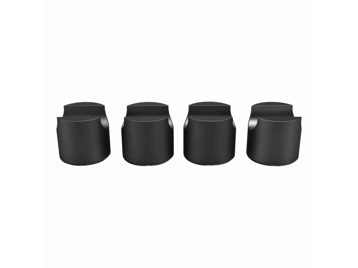 4pcs Suporte De Cabo Hifi Clamp Bracket Alumínio Riser Clip Estabilizador Cabo De Som Preto