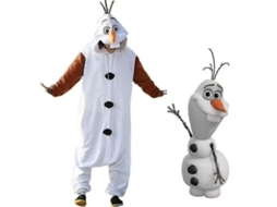 2026 pijama Kigurumi Adulto Muñeco de Nieve Olaf Frozen Talla Unisex de Flannel Calidad Alta